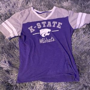 Kansas State youth large tee